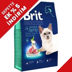 Brit Premium Sensitive Hassas Kuzulu Kedi Maması 8 Kg - Brit Care