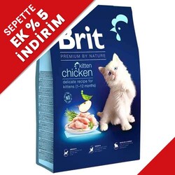 Brit Premium Kitten Tavuk ve Somonlu Yavru Kedi Maması 8 Kg - Brit Care