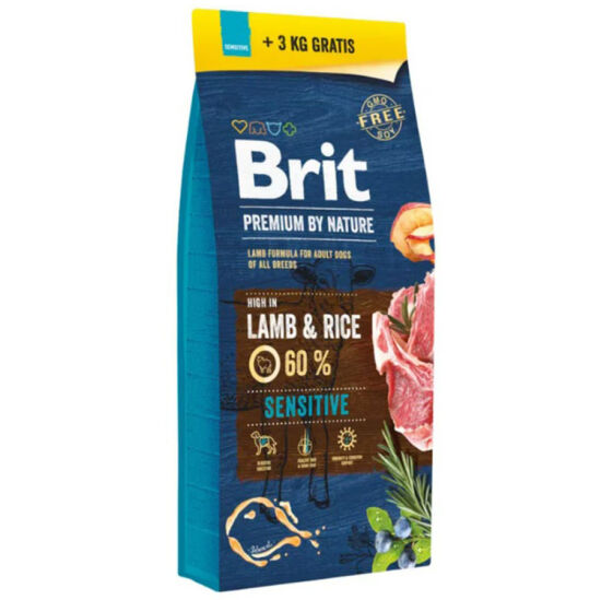Brit Premium Sensitive Lamb Kuzu Etli Hassas Köpek Maması 15+3 Kg (Toplam 18 Kg) - 2