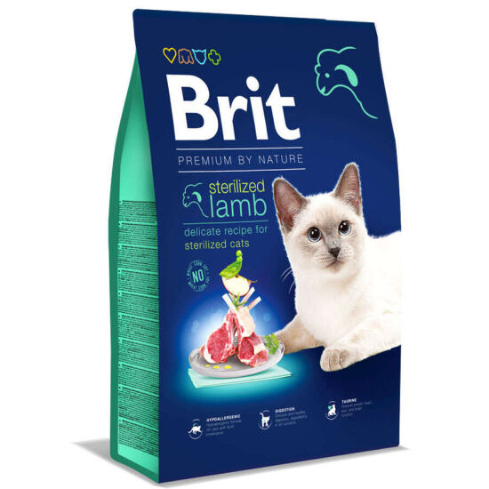 Brit Premium Sterilised Kısırlaştırılmış Kuzulu Kedi Maması 8 Kg - 2