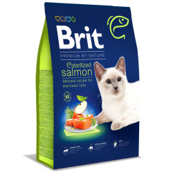 Brit Premium Sterilised Kısırlaştırılmış Somonlu Kedi Maması 8 Kg - Brit Care