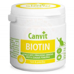 Canvit - Canvit Biotin Tüy ve Cilt Sağlığı Kedi Vitamini 100 Gr (100 Tablet)