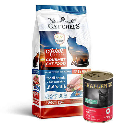 Cat Chefs Gourmet Multi Color Adult Dry Cat Food 15 Kg.