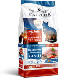 Cat Chefs Gourmet Multi Color Adult Dry Cat Food 15 Kg. - 1