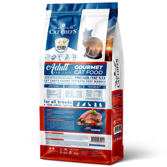 Cat Chefs Gourmet Multi Color Adult Dry Cat Food 15 Kg. - 2