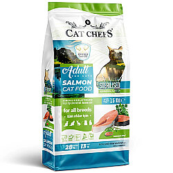 Cat Chefs Kısırlaştırılmış Somonlu Kedi Maması 15 Kg - Cat Chefs