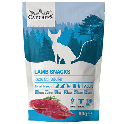 Cat Chefs Lamb Snacks Kuzu Etli Tahılsız Kedi Ödülü 80 Gr - 1