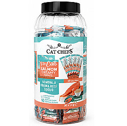 Cat Chefs Somonlu Krema Ek Besin Takviyesi Kedi Ödülü 30x14 Gr (30 lu Paket) - 2