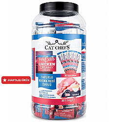 Cat Chefs Tavuk Etli Krema Ek Besin Takviyesi Kedi Ödülü 30x14 Gr (30 lu Paket) - Cat Chefs