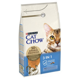 Cat Chow - Cat Chow 3in1 Hindi Etli Kedi Kuru Maması 1,5 Kg