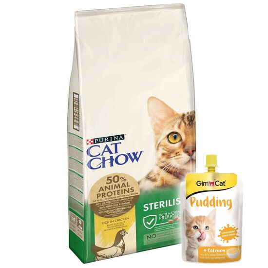 Cat Chow Sterilised Turkey Adult Dry Cat Food 15 Kg. - 1