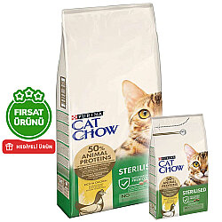 Cat Chow Sterilised Turkey Adult Dry Cat Food 15 Kg. - Cat Chow