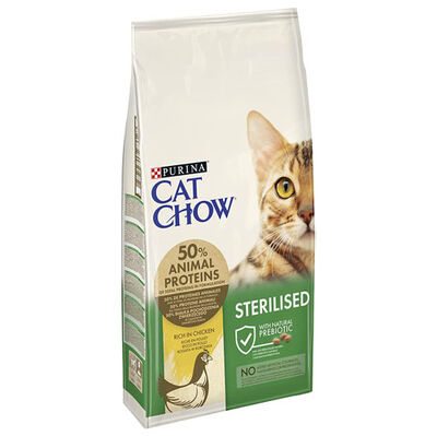Cat Chow Sterilised Turkey Adult Dry Cat Food 15 Kg.