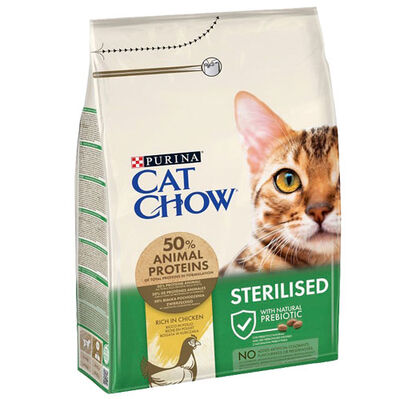 Cat Chow Tavuk Etli Kısırlaştırılmış Kedi Maması 3 Kg 