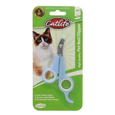 Cat Life Ergonomik Kedi Tırnak Makası - Mavi