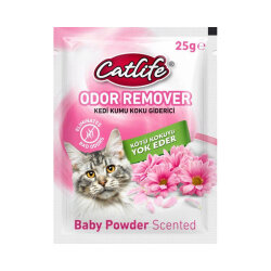 Cat Life Kedi Kumu Koku Giderici Bebek Pudrası Kokulu 25 Gr - Catlife