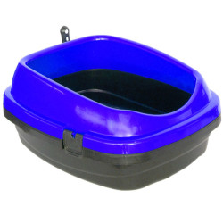 Cat Litter Box with Cat Litter Scoop Blue 49,5x40x22 Cm. - Thumbnail