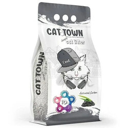 Cat Town - Cat Town Active Carbon İnce Taneli Kedi Kumu 10 Lt