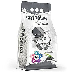 Cat Town Active Carbon İnce Taneli Kedi Kumu 10 Lt x 2 Adet - 2