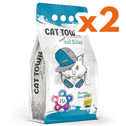 Cat Town İnce Taneli Marsilya Sabunlu Kedi Kumu 10 Lt x 2 Adet - Cat Town