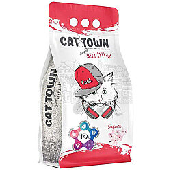 Cat Town İnce Taneli Sakura Çiçeği Kedi Kumu 10 Lt - Cat Town