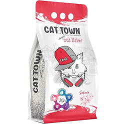 Cat Town - Cat Town İnce Taneli Sakura Çiçeği Kedi Kumu 10 Lt