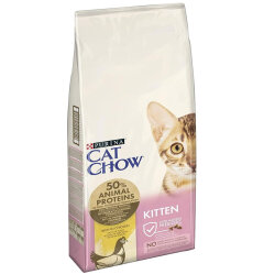 Cat Chow Tavuklu Yavru Kedi Maması 15 Kg - Cat Chow