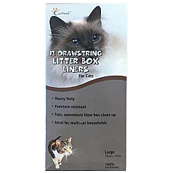 Catia Cat Litter Box Liner Large 75x37 Cm - Pack of 12 - Eastland