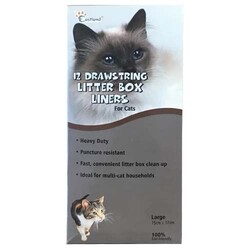 Eastland - Eastland Litter Box Kedi Tuvalet Poşeti Large (75 x 37 Cm) - 12'li Paket