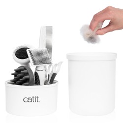 Catit - Catit Kedi Bakım Seti (3 Adet Tarak Makas Fırça)