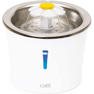 Catit Flower Fountain Led Işıklı Metal Hazneli Otomatik Kedi Su Sebili 3 Lt