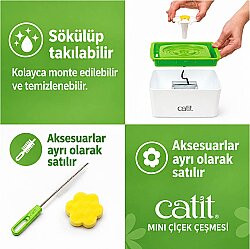 Catit Flower Fountain Mini Otomatik Kedi Su Sebili - 4