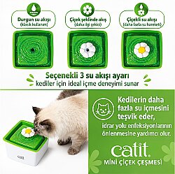 Catit Flower Fountain Mini Otomatik Kedi Su Sebili - 6