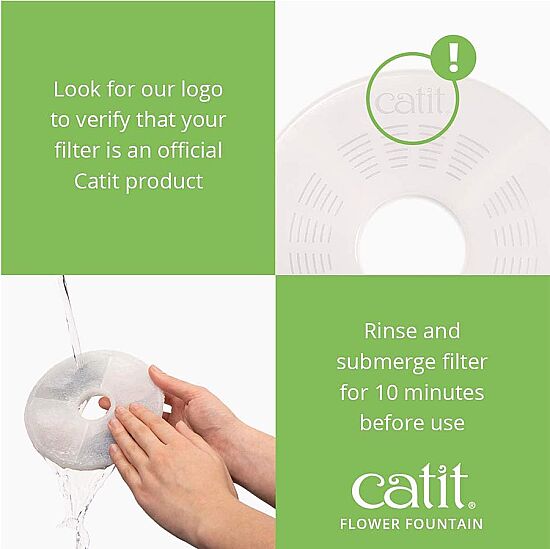 Catit Green Flower Fountain Otomatik Kedi Su Sebili 3 Lt - 5