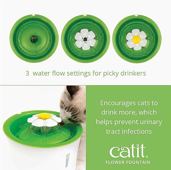 Catit Green Flower Fountain Otomatik Kedi Su Sebili 3 Lt - 6