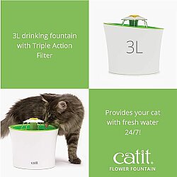Catit Green Flower Fountain Otomatik Kedi Su Sebili 3 Lt - 9
