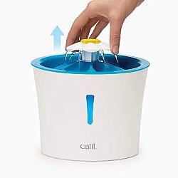 Catit Blue Flower Fountain Led Işıklı Otomatik Kedi Su Sebili 3 Lt - 2