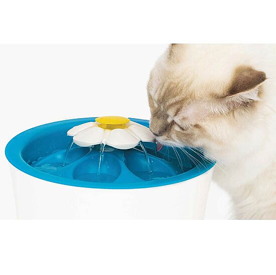 Catit Blue Flower Fountain Led Işıklı Otomatik Kedi Su Sebili 3 Lt - 6