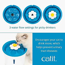 Catit Blue Flower Fountain Led Işıklı Otomatik Kedi Su Sebili 3 Lt - 7