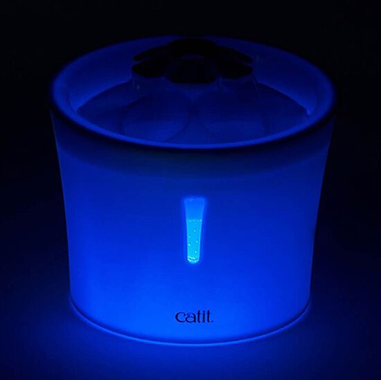Catit Blue Flower Fountain Led Işıklı Otomatik Kedi Su Sebili 3 Lt - 8
