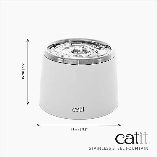 Catit Otomatik Çelik Kedi Su Kabı 2 Lt - 2