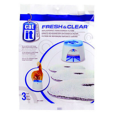 Catit Fresh Clear Su Sebili Karbon Filtre 3'lü Paket