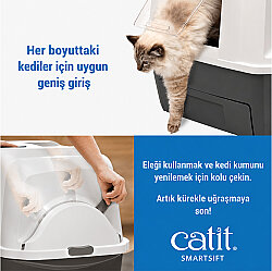 Catit Smartsift Cat Pan Mekanik Kedi Tuvaleti - 3