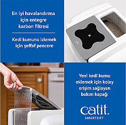 Catit Smartsift Cat Pan Mekanik Kedi Tuvaleti - 5