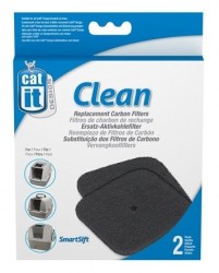 Catit 50705 Clean Carbon Replacement Filter for Hooded Catit Litter Boxes - Pack of 2 - 2