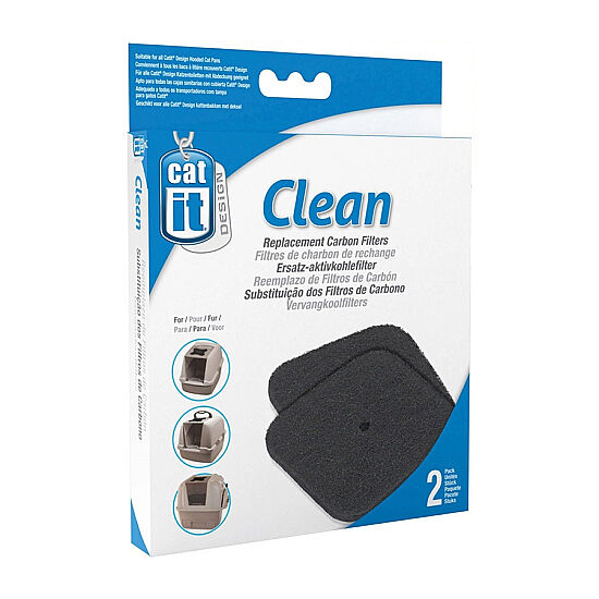 Catit 50705 Clean Carbon Yedek Filtre 2'li Paket - 1