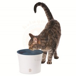 Catit 50761 Design Senses Blue Drinking Fountain with Water Softening Filter 3 Lt. - Thumbnail