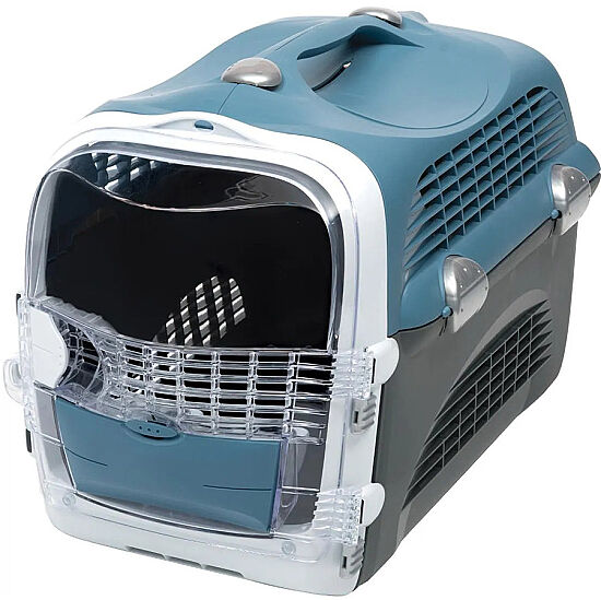 Catit Design Cabrio Multi-Functional Carrier For Cats and Small Breed Dogs Blue Grey - 1