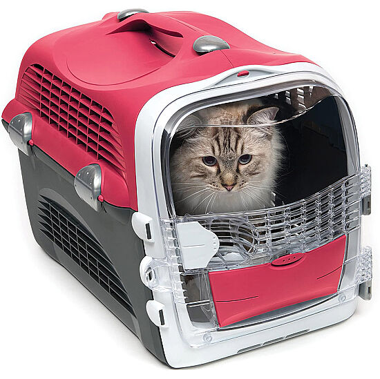 Catit Design Cabrio Multi-Functional Carrier For Cats and Small Breed Dogs Grey - 1