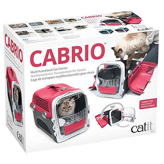 Catit Design Cabrio Multi-Functional Carrier For Cats and Small Breed Dogs Grey - 7
